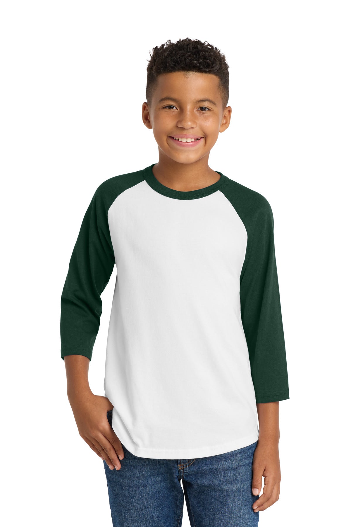 Sport-Tek ® Youth Colorblock Raglan Jersey. YT200 - Sport-Tek YT200