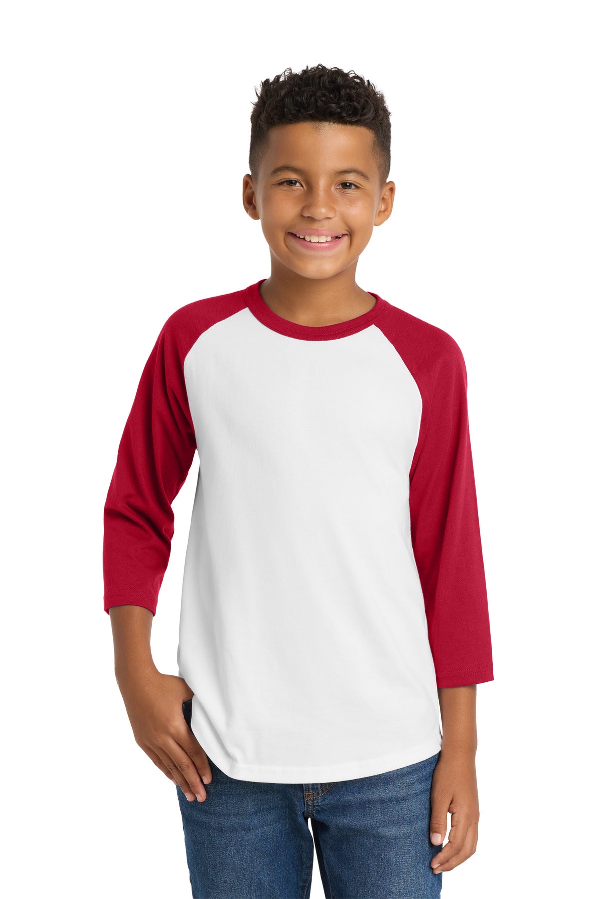 Sport-Tek ® Youth Colorblock Raglan Jersey. YT200 - Sport-Tek YT200