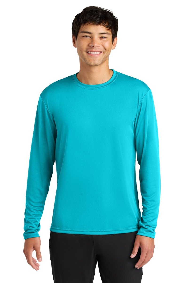A4 Cooling Performance Long Sleeve Tee A4N3165 - A4 A4N3165 Electric Blue XS Long Sleeve T-Shirts