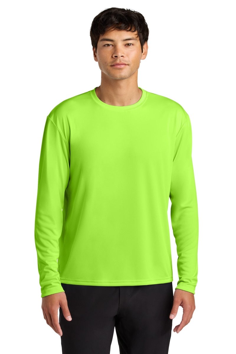 A4 Cooling Performance Long Sleeve Tee A4N3165 - A4 A4N3165 Lime XS Long Sleeve T-Shirts