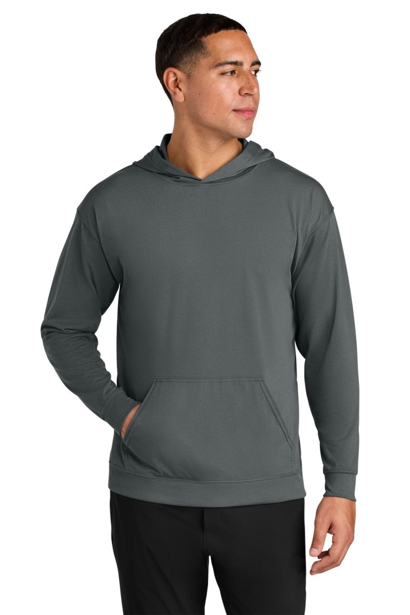 A4 Softek Long Sleeve Hooded Tee A4N3528 - A4 A4N3528 Graphite XS Short Sleeve T-Shirts