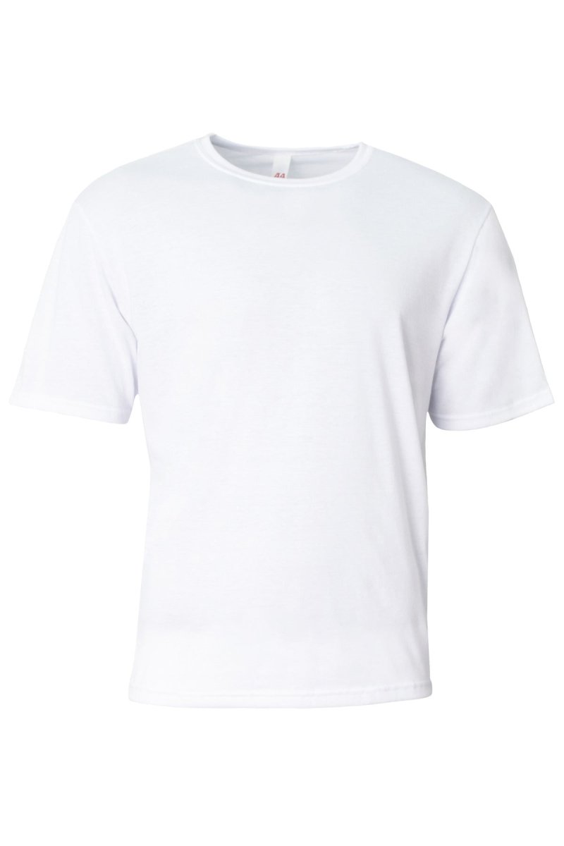 A4 Softek Short Sleeve Tee A4N3013 - A4 A4N3013 White XS Short Sleeve T-Shirts
