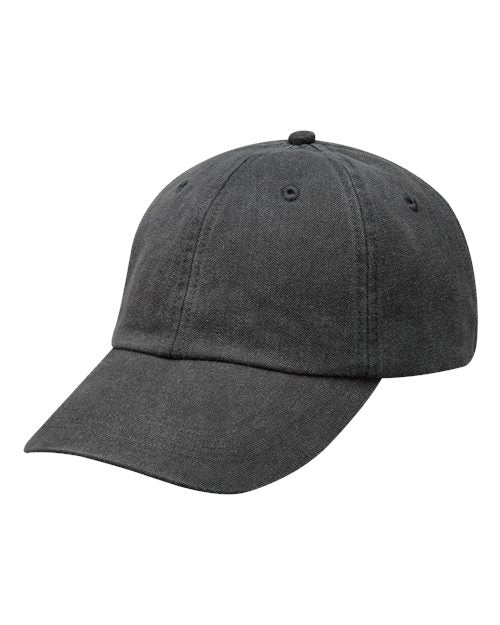 Adams Headwear Essentials Pigment Dyed Cap - Adams Headwear 11251 Charcoal One Size