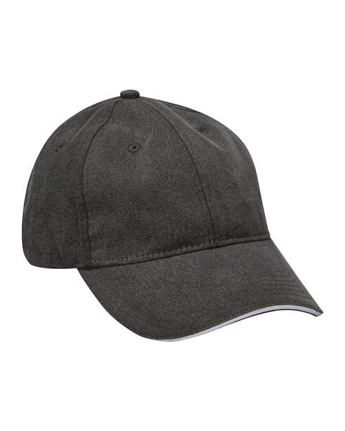 Adams Headwear Icon Sandwich Cap - Adams Headwear 13121 Black/ White One Size