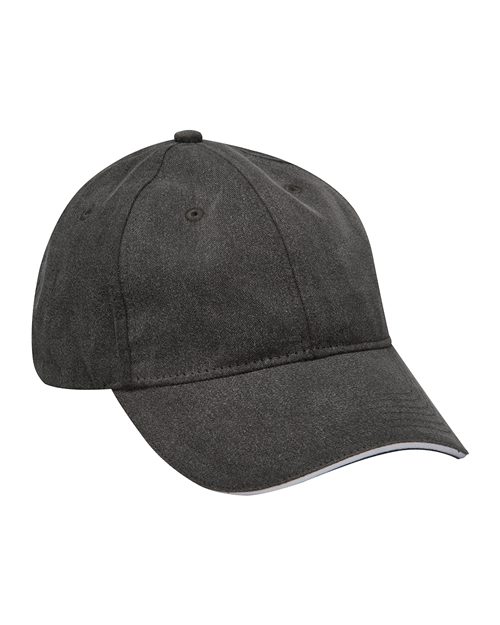 Adams Headwear Icon Sandwich Cap - Adams Headwear LP107 Black/ White One Size Hats