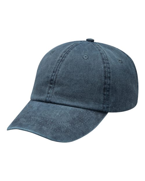 Adams Headwear Optimum Pigment - Dyed Cap - Adams Headwear LP101 Navy OSFM Hats