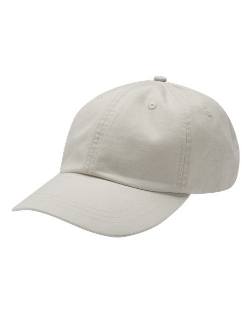 Adams Headwear Optimum Pigment - Dyed Dad Hat - Adams Headwear 10879 Ivory Adjustable