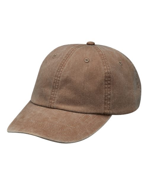 Adams Headwear Optimum Pigment - Dyed Dad Hat - Adams Headwear 10879 Mississippi Mud Adjustable