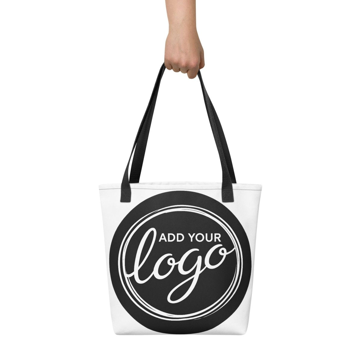 All Over Tote Bag | Create Your Own Custom Tote Bag Black