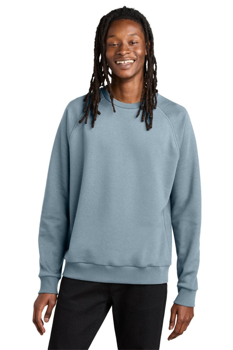 Allmade ® Unisex Organic CVC Fleece Crewneck Sweatshirt AL5004 - AllMade AL5004 I Like You Blue XS Crewneck Sweatshirts
