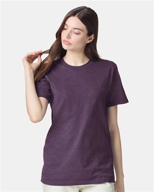 American Apparel Unisex CVC Tee - American Apparel 2001CVC Heather Eggplant S