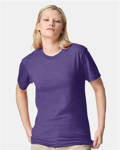 American Apparel Unisex CVC Tee - American Apparel 2001CVC Heather Purple S