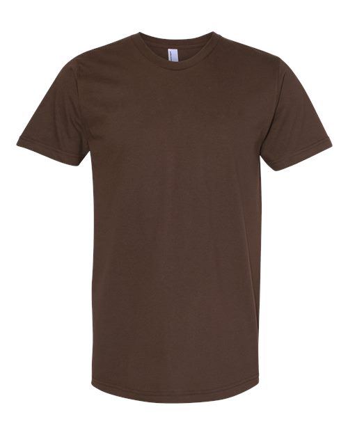 American Apparel Unisex Fine Jersey Tee - American Apparel 2001 Brown S