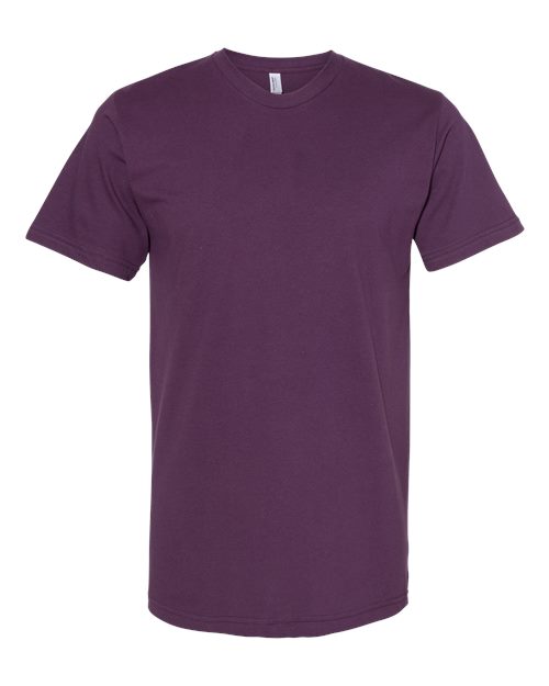 American Apparel Unisex Fine Jersey Tee - American Apparel 2001 Eggplant S