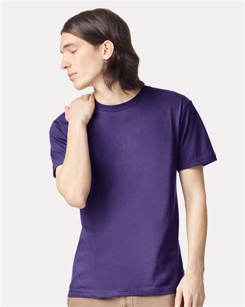 American Apparel Unisex Fine Jersey Tee - American Apparel 2001 Grape S