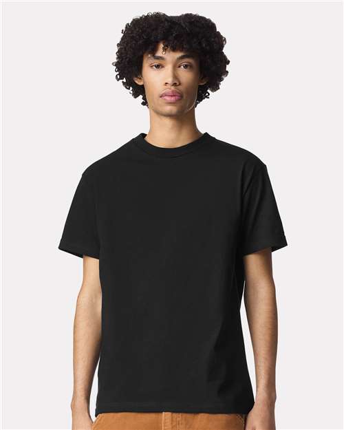 American Apparel Unisex Garment - Dyed Heavyweight Cotton Tee - American Apparel 1301GD True Black S