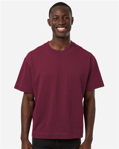 American Apparel Unisex Heavyweight Cotton Mid - Length Tee - American Apparel 13ML0 Black S