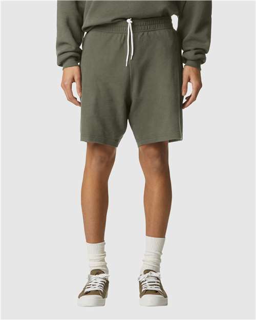 American Apparel Unisex Pique Gym Shorts - American Apparel 2PQ Lieutenant S