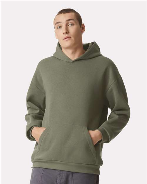American Apparel Unisex ReFlex Fleece Hoodie Sweatshirt - American Apparel RF498 Lieutenant XS