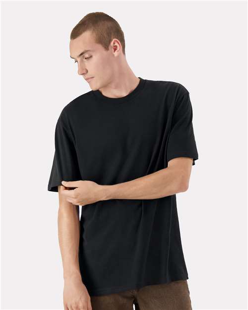 American Apparel Unisex Sueded Cloud Jersey Tee - American Apparel 5389 Sueded Black S