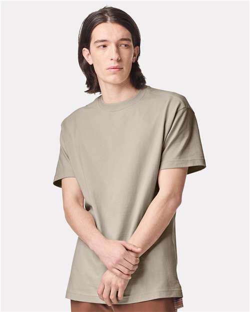 American Apparel Unisex Super Heavyweight Tee - American Apparel 9001 Bone S