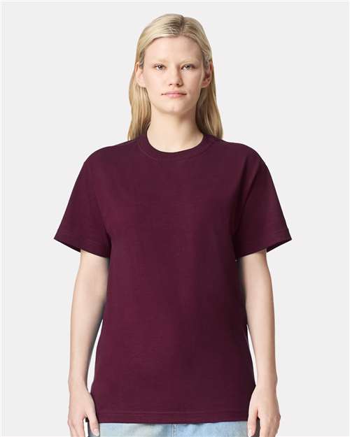 American Apparel Unisex Super Heavyweight Tee - American Apparel 9001 Burgundy S
