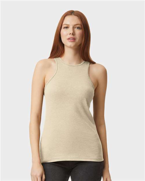 American Apparel Women's CVC Tank - American Apparel 101CVC Heather Bone S