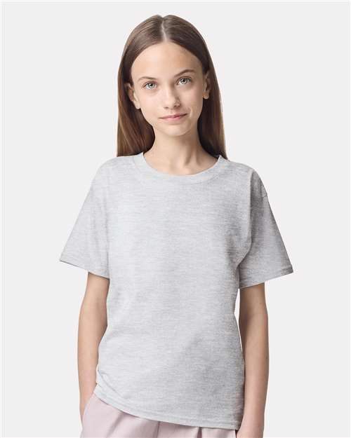 American Apparel Youth Fine Jersey Tee - American Apparel 2001Y Ash Grey XS