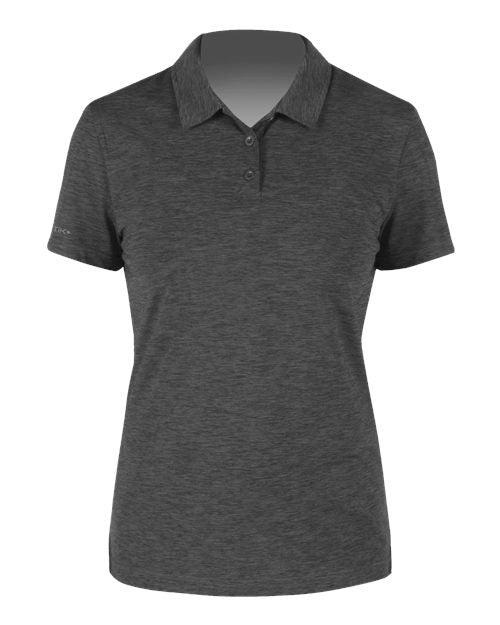 ANETIK Women's Breeze Tech Polo - ANETIK WPBRZS1 Charcoal Heathered XS Women's Performance Polos