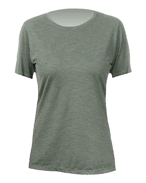 ANETIK Women's Breeze Tech T-Shirt - ANETIK WSBRZS0 Dark Olive Heathered XS Women's Performance T-Shirts