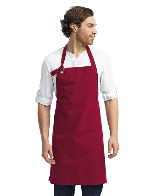 Artisan Collection by Reprime Calibre Heavy Cotton Canvas Bib Apron - Artisan Collection by Reprime RP130 Black One Size Aprons