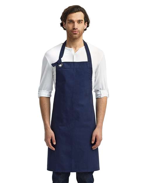 Artisan Collection by Reprime Calibre Heavy Cotton Canvas Bib Apron - Artisan Collection by Reprime RP130 Natural One Size Aprons
