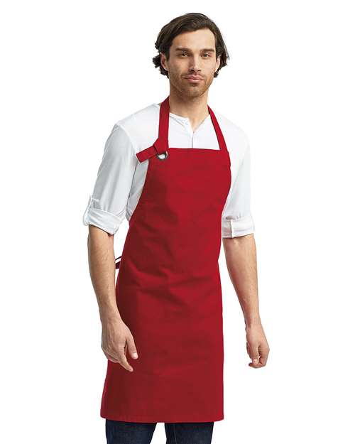 Artisan Collection by Reprime Calibre Heavy Cotton Canvas Bib Apron - Artisan Collection by Reprime RP130 Natural One Size Aprons