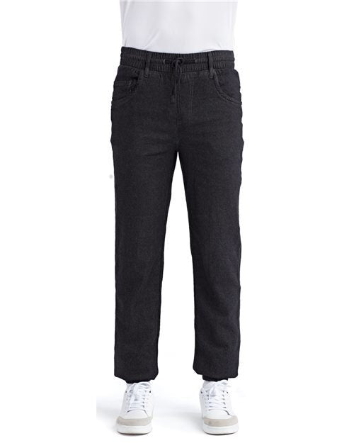 Artisan Collection by Reprime Unisex Chef's Artisanal Joggers - Artisan Collection by Reprime RP556 Black Denim XS