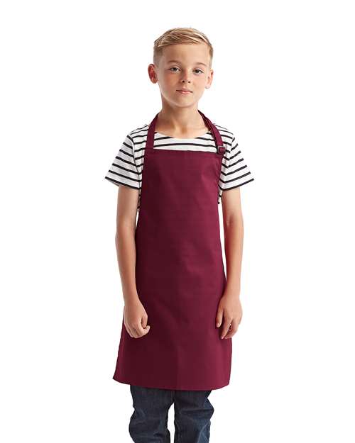 Artisan Collection by Reprime Youth Recycled Apron - Artisan Collection by Reprime RP149 Burgundy One Size Aprons