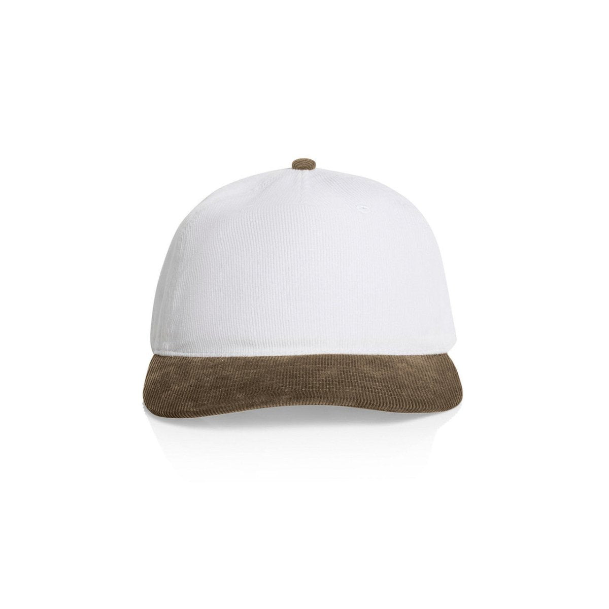 AS Colour Class Cord Two - Tone Cap | 1159 | AS Colour 1159 WHITE/WALNUT One Size