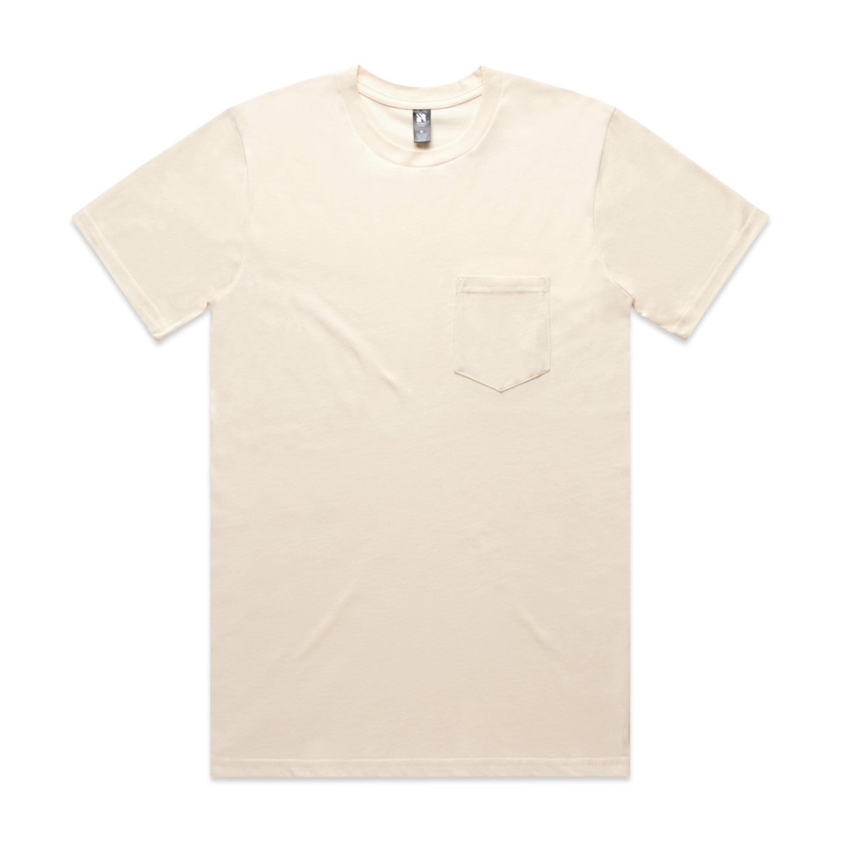 AS Colour Classic Pocket Tee | 5027 | AS Colour 5027 ECRU S