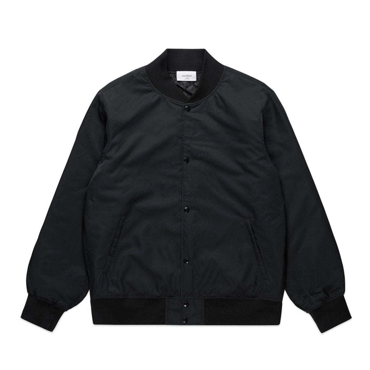 AS Colour College Bomber Jacket | 5511 | AS Colour 5511 BLACK S