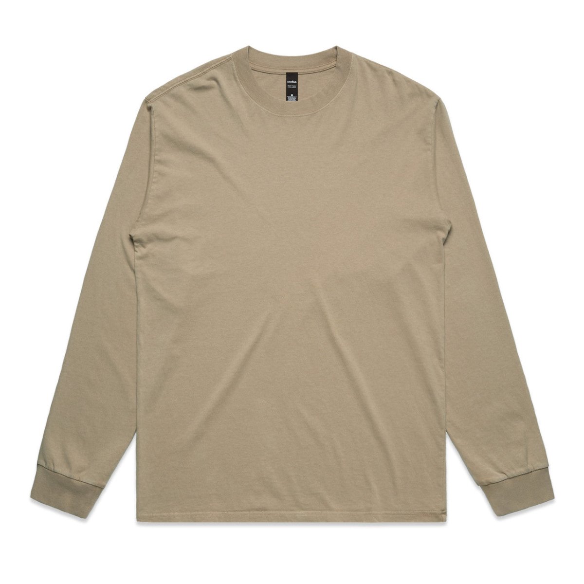 AS Colour Heavy Faded L/S Tee | 5083 | AS Colour 5083 FADED KHAKI S