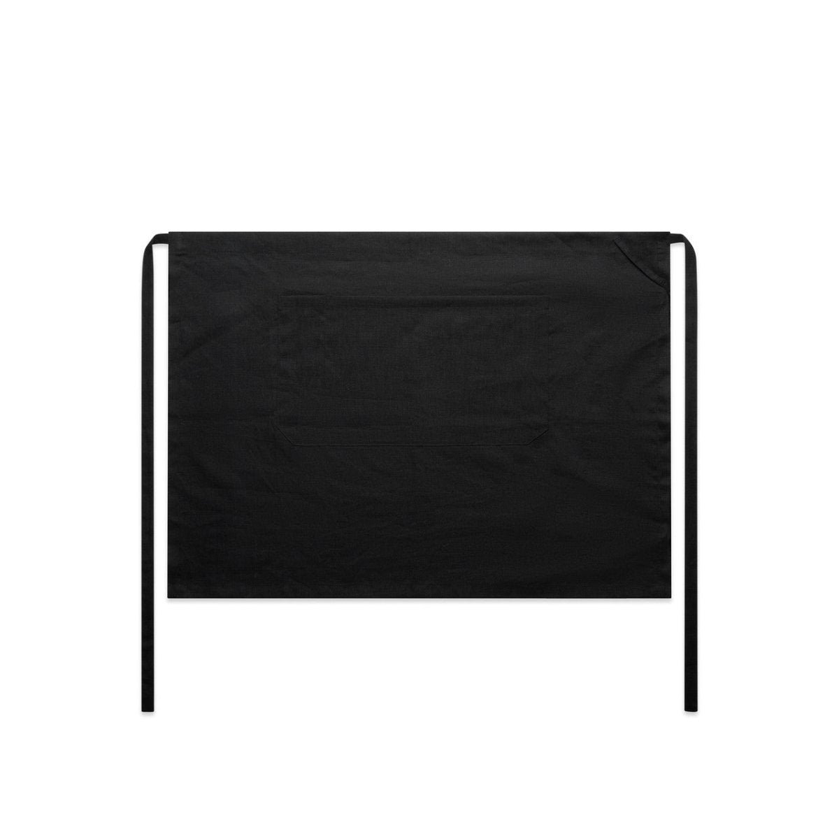 AS Colour Linen Half Apron | 1087 | AS Colour 1087 BLACK One Size