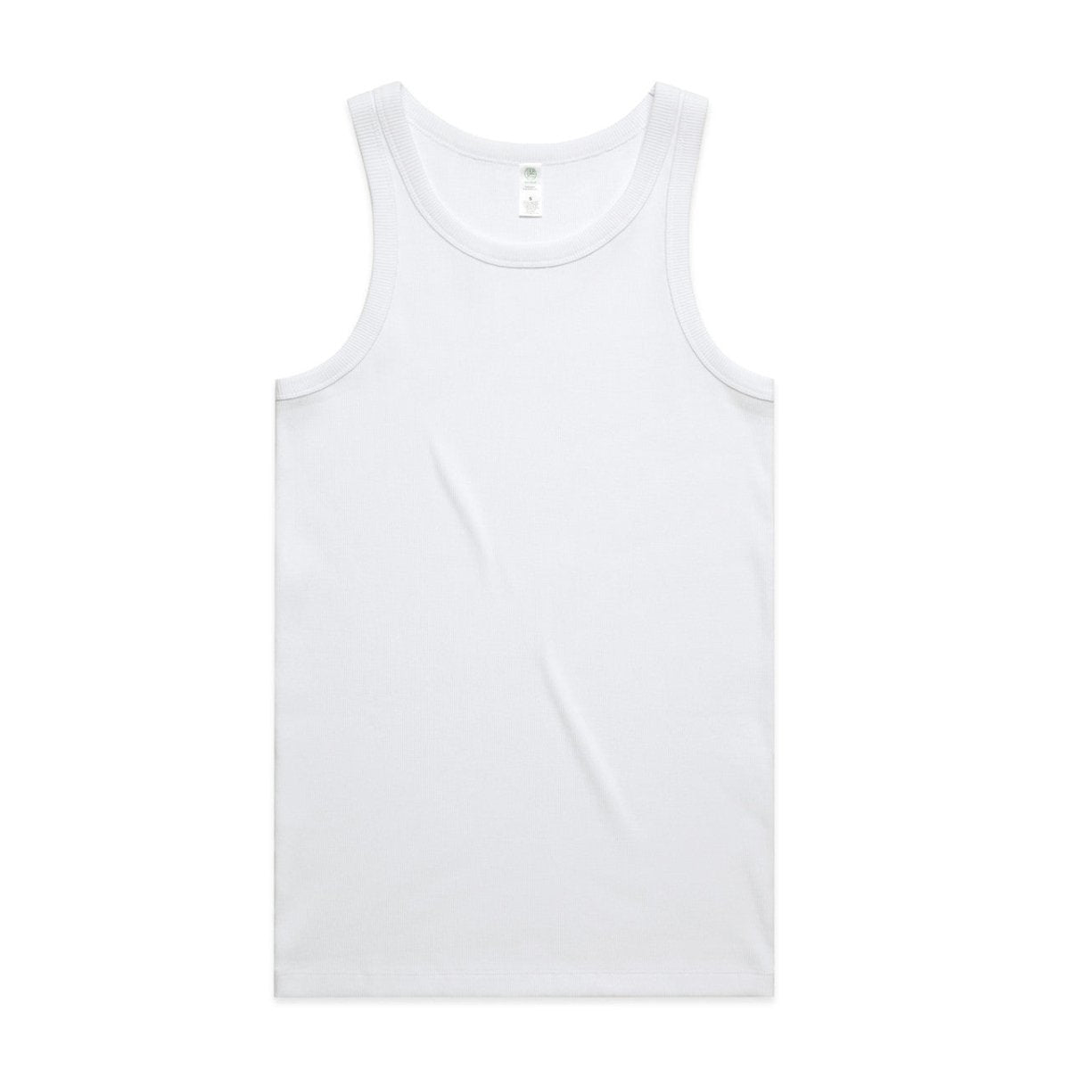 AS Colour Organic Rib Singlet | 5063G | AS Colour 5063G WHITE S