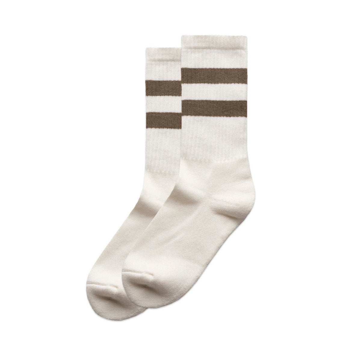 AS Colour Relax Stripe Socks (2 Pairs) | 1210 | AS Colour 1210 NATURAL/WALNUT 4 - 8 US