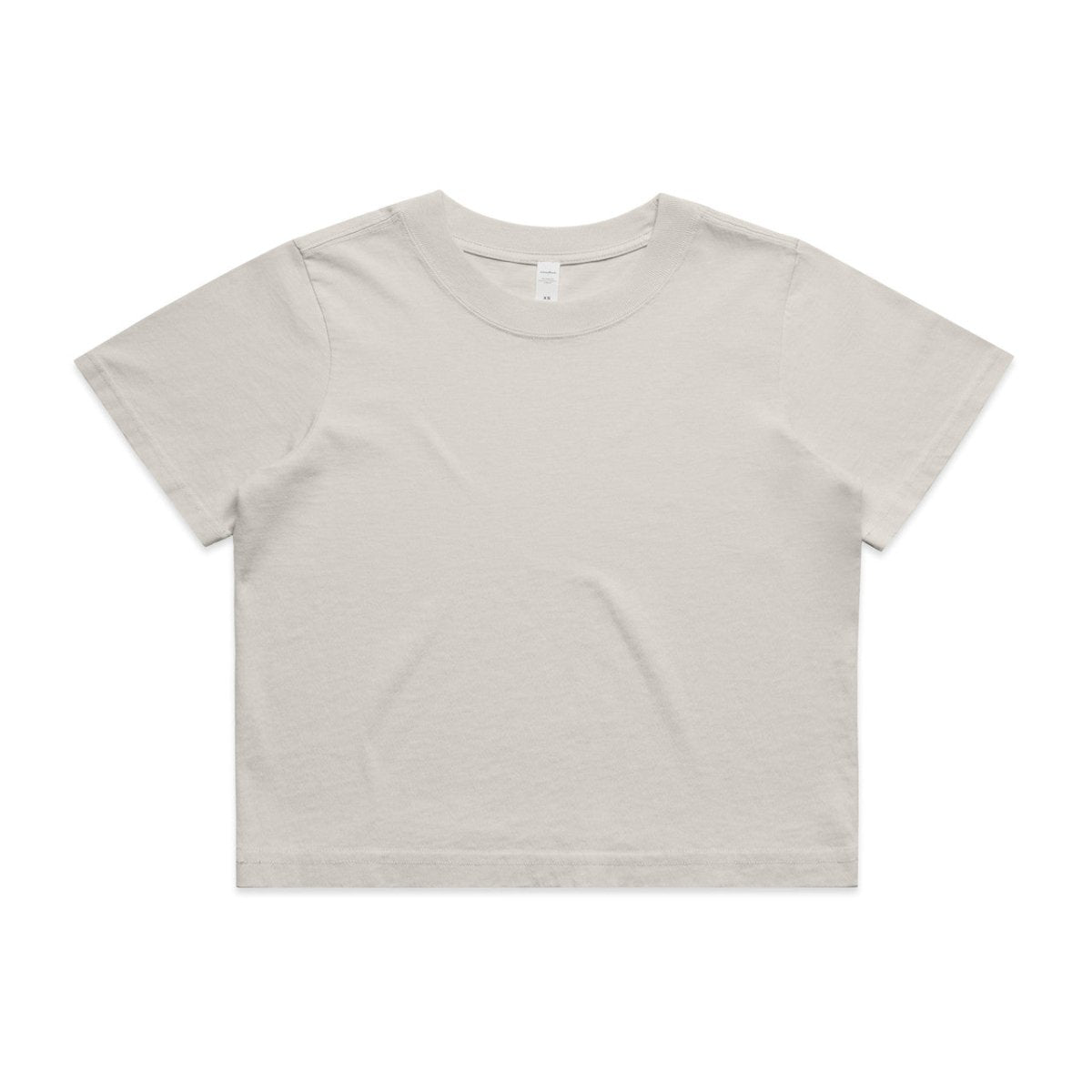 AS Colour Wo's Heavy Faded Crop Tee | 4089 | AS Colour 4089 FADED BONE XS