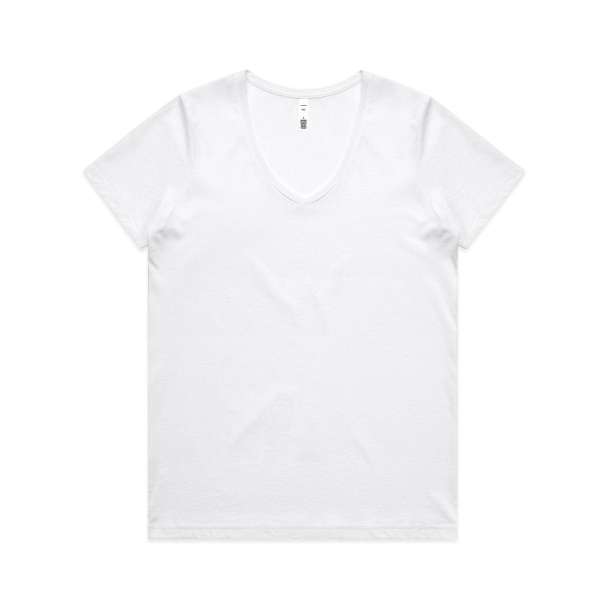 AS Colour Wo's Maple V Neck Tee | 4023 | AS Colour 4023 WHITE XS