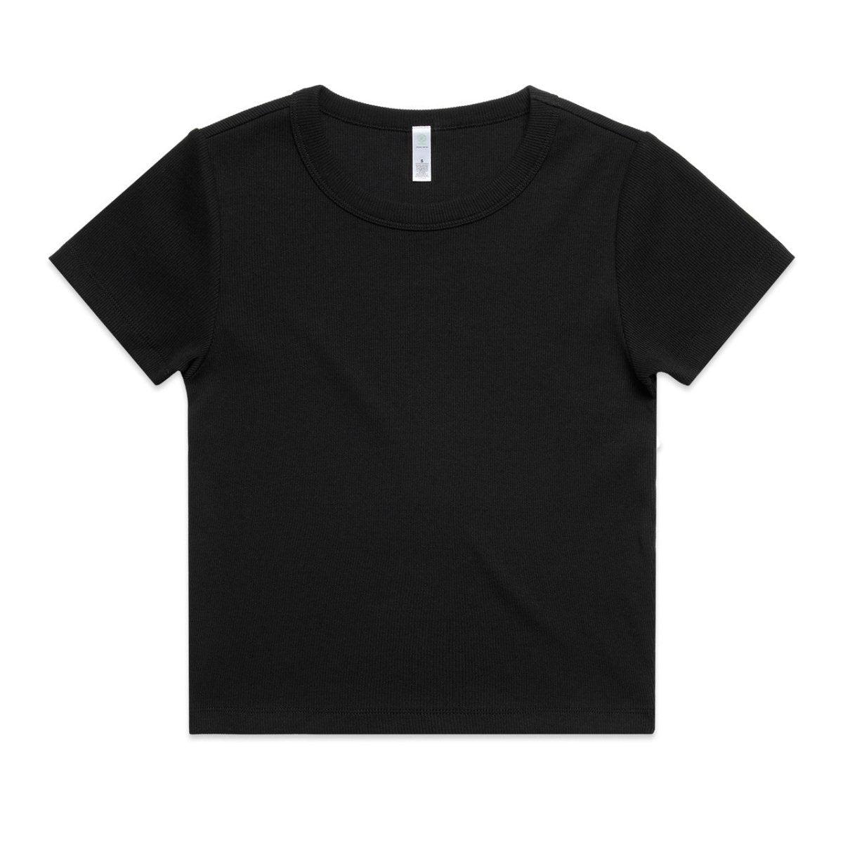 AS Colour Wo's Organic Rib Tee | 4092G | AS Colour 4092G BLACK XS