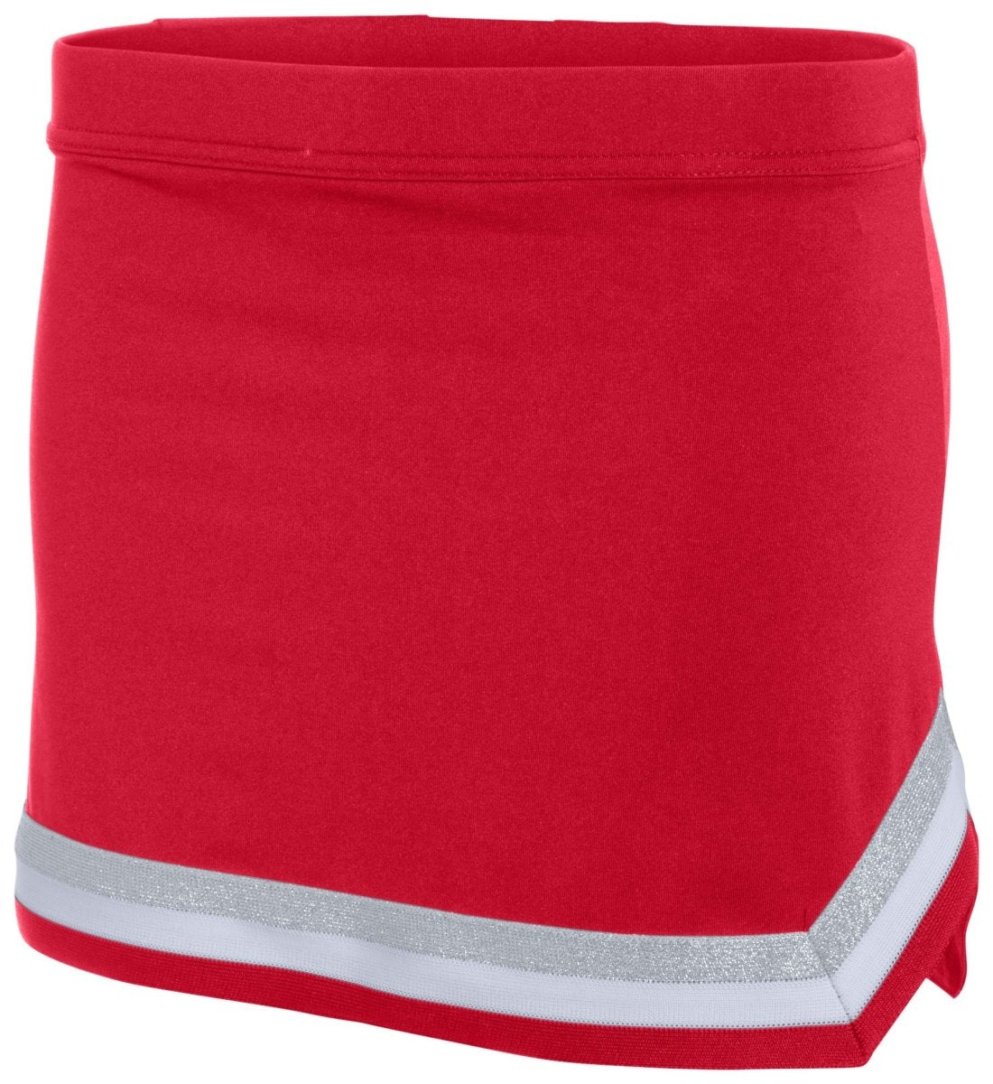 ASI Girls Pike Skirt - ASI 9146 RED/WHITE/METALLIC SILVER S