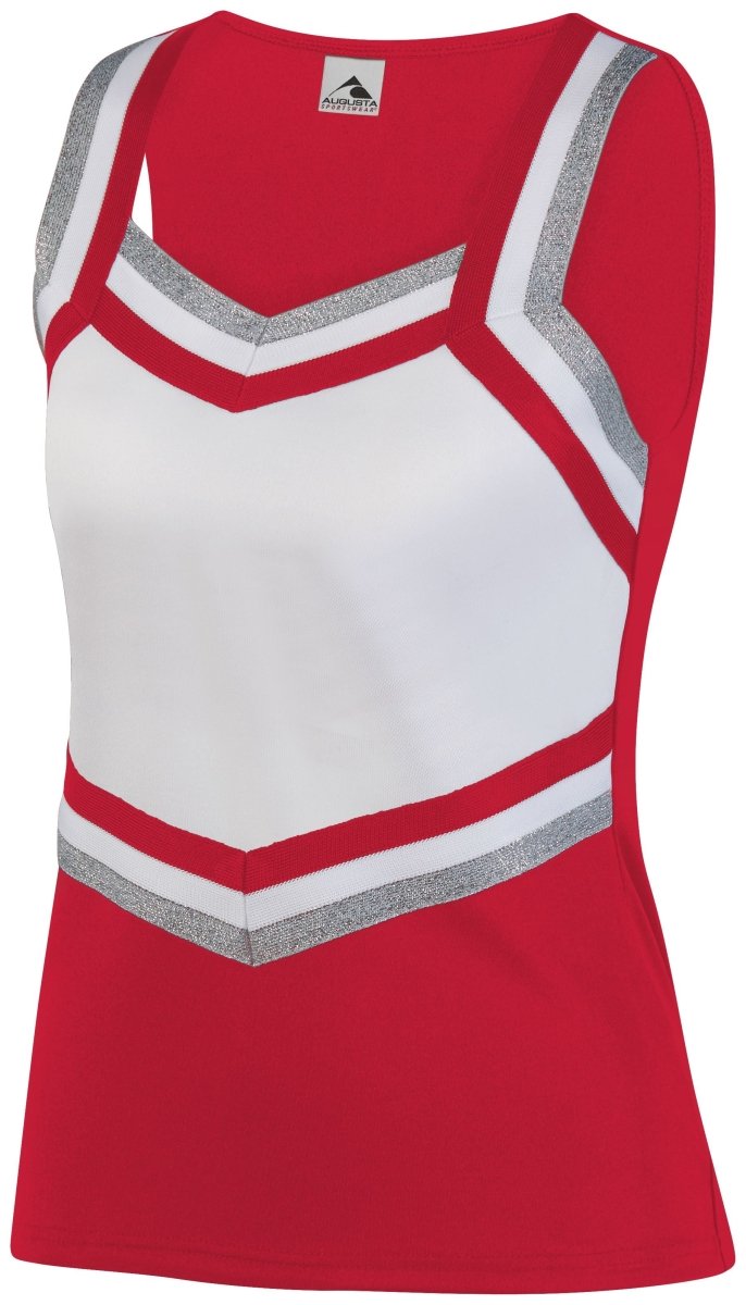 ASI Ladies Pike Shell - ASI 9140 RED/WHITE/METALLIC SILVER S