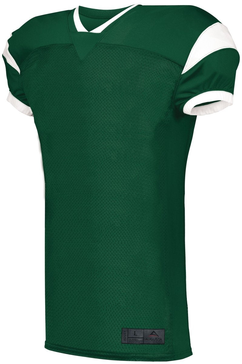 ASI Youth Slant Football Jersey - ASI 9583 DARK GREEN/WHITE S