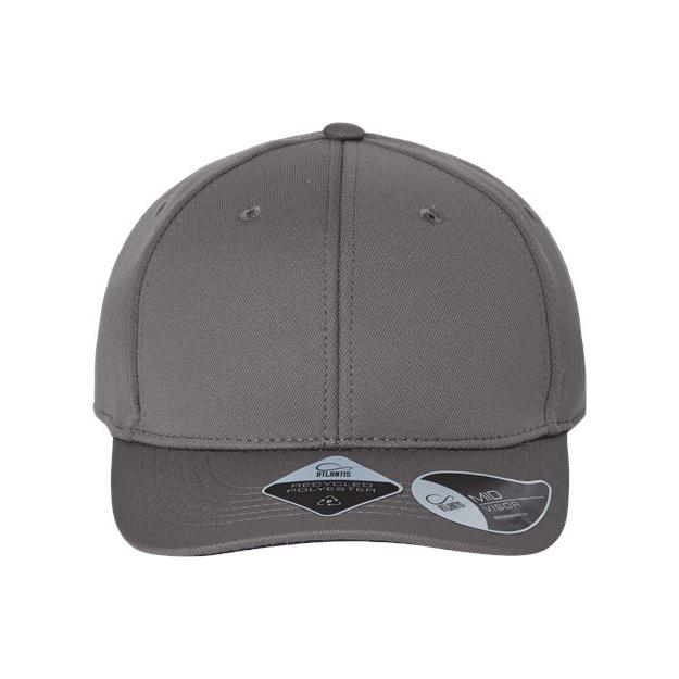 Atlantis Headwear Sustainable Honeycomb Cap - Atlantis Headwear SKYE Dark Grey Adjustable Hats