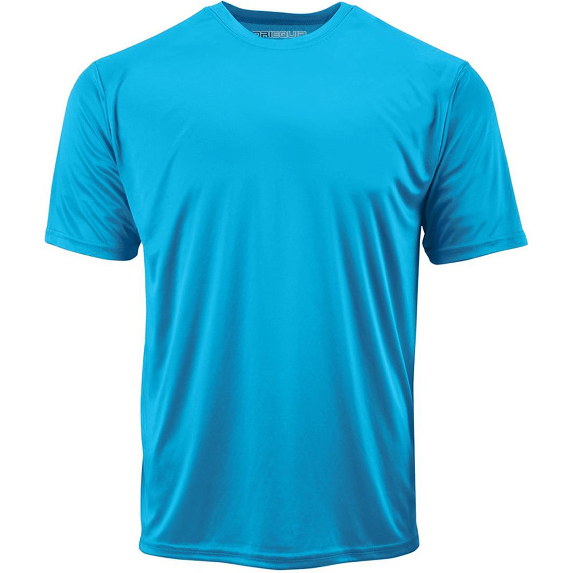 DRIEQUIP Men's Athletic All Sport Training Tee Shirts-AtomicBlue Activewear DRI-EQUIP Atomic Blue X-Small